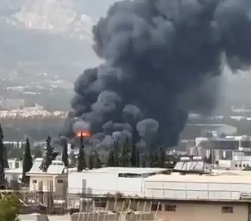 Κηφισιά: Κόλαση φωτιάς μετά από έκρηξη σε εργοστάσιο του συζύγου της πρώην υπουργού