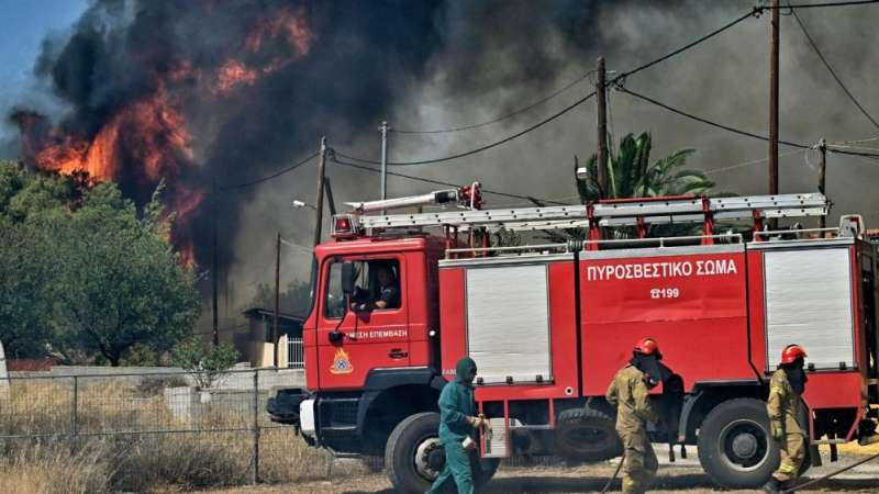 Οριοθετήθηκε η φωτιά που ξέσπασε σε αγροτοδασική έκταση στην περιοχή Λεύκη στην Καβάλα