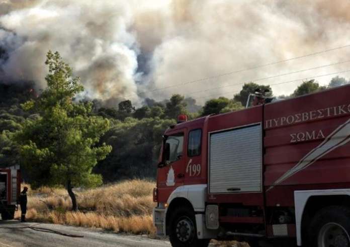 Αυτές περιοχές εμφανίζουν υψηλό κίνδυνο εκδήλωσης πυρκαγιάς την Τρίτη