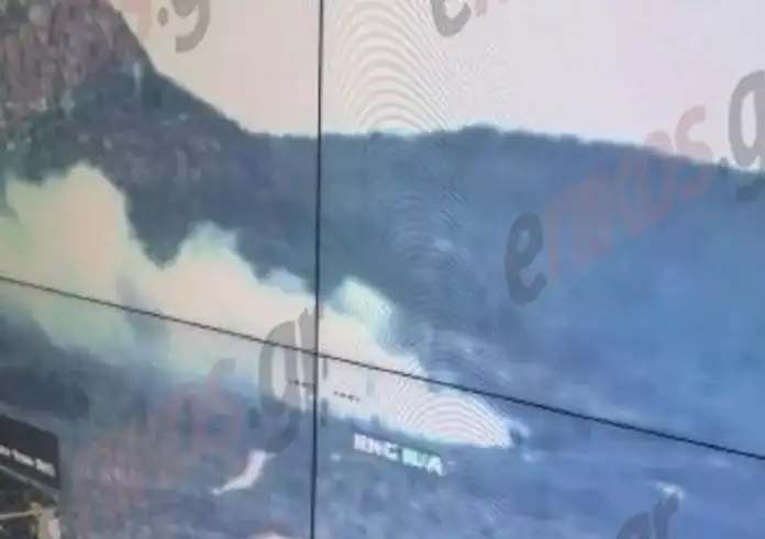 Φωτιά στην Πάρνηθα: Η πρώτη εικόνα που κατέγραψε το drone – Φωτογραφία ντοκουμέντο