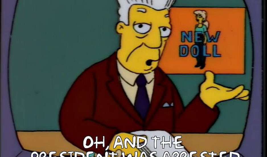 Οι Simpsons το έκαναν ξανά – Προέβλεψαν τη σύλληψη του Τραμπ και την ταινία Barbie πριν από 29 χρόνια